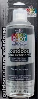 Tulip TUL37124 Color Shot Outdoor Uph Spray 8oz Slate CS Outdoor Uph Spray 8oz Slate