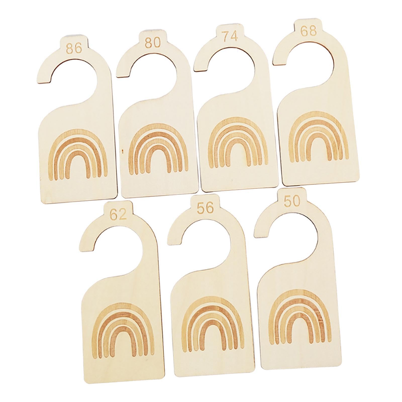 PIXZCSA Clothes Size Hanger Organizer Nursery Closet Efficient Way To Organize Baby Clothing For Easy Access Closet Dividers Clothes Organized And Sorted.No