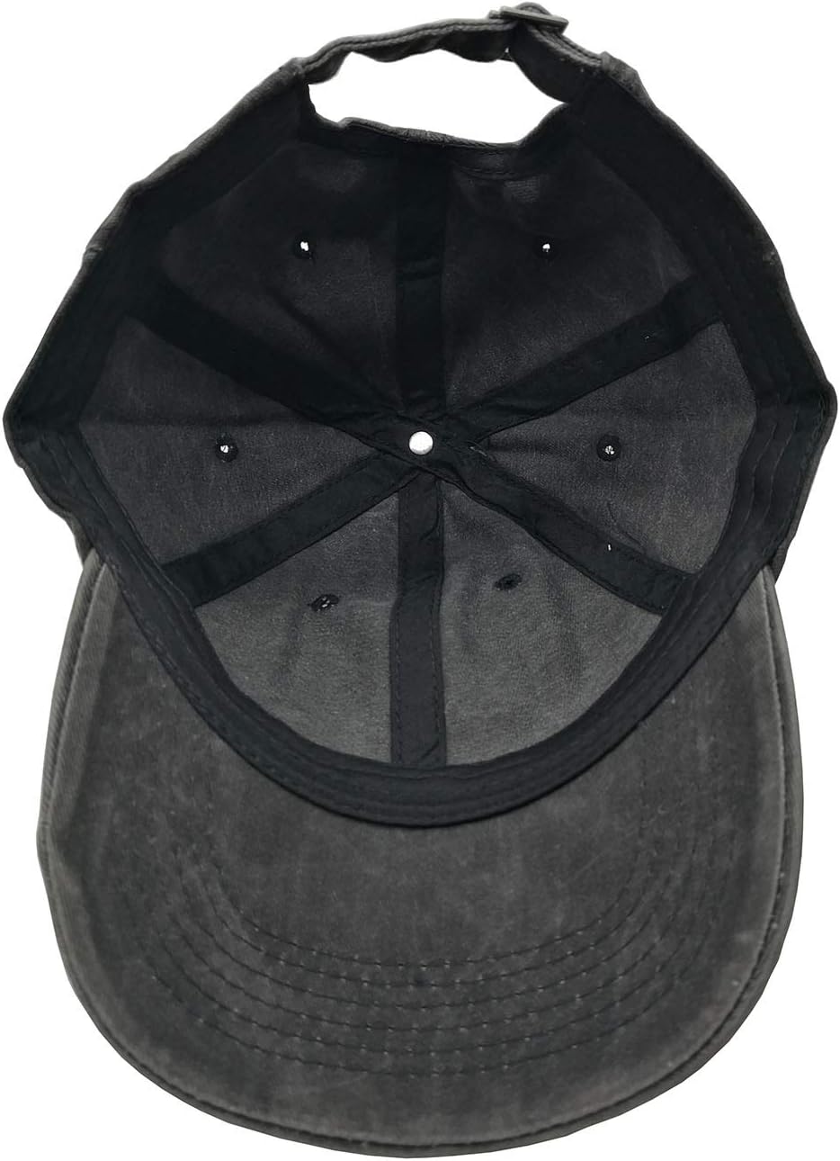 HHNLB Unisex Camping Hair Don t Care 1 Vintage Jeans Baseball Cap Classic Cotton Dad Hat Adjustable Plain Cap - Image 3