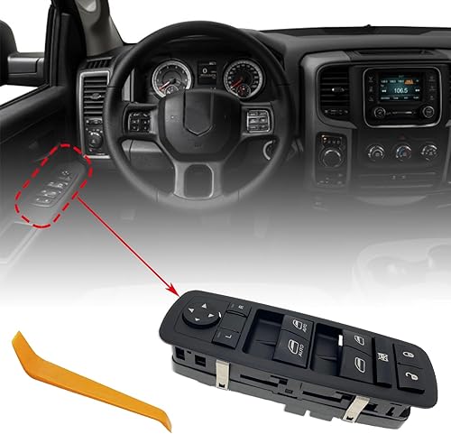 Miniatura 6 de 56046823AE Interruptor de control maestro de ventana eléctrica para Chrysler 300 2011-2020, para Chrysler 200 2015-2017, para Dodge Charger