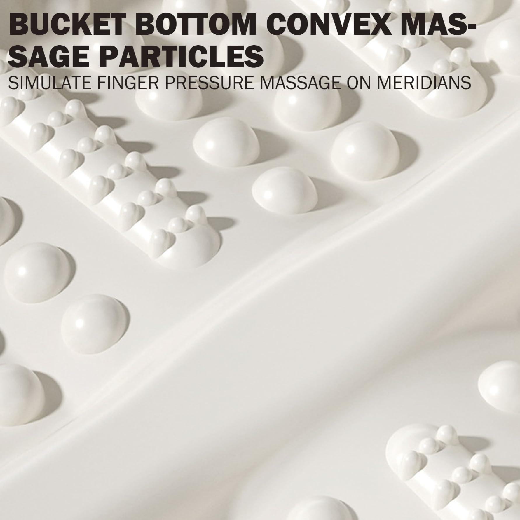 Bacinella per immersione dei piedi, massaggio integrato, trasparente, 34 cm | Nodi massaggianti ergonomici, coperchio a tenuta stagna, ideale per la cura dei piedi a casa