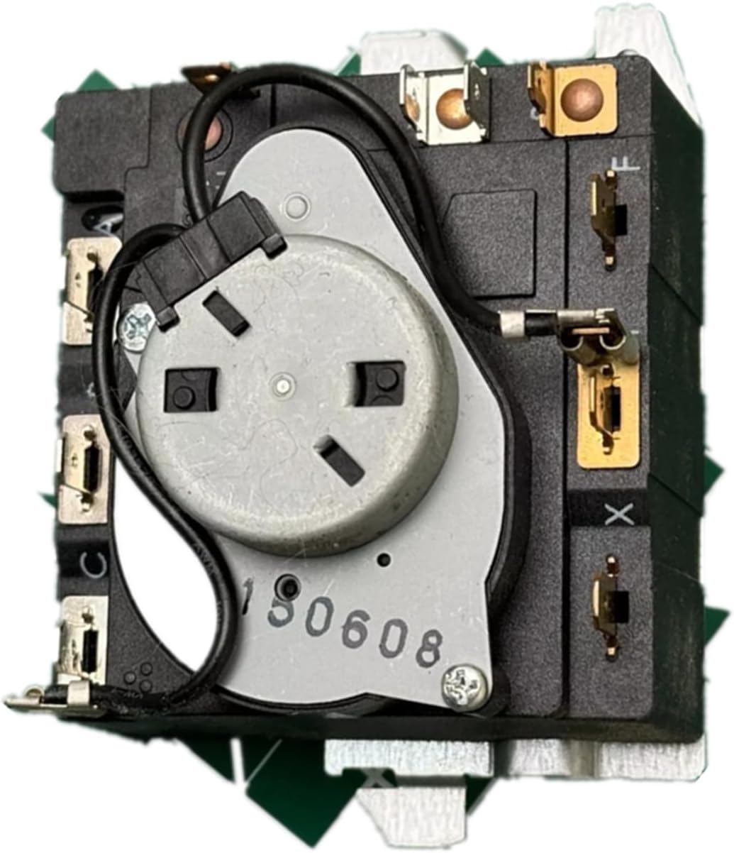 GE Dryer Timer 234D1296P017 WE04X22654 Replacement Part, Black