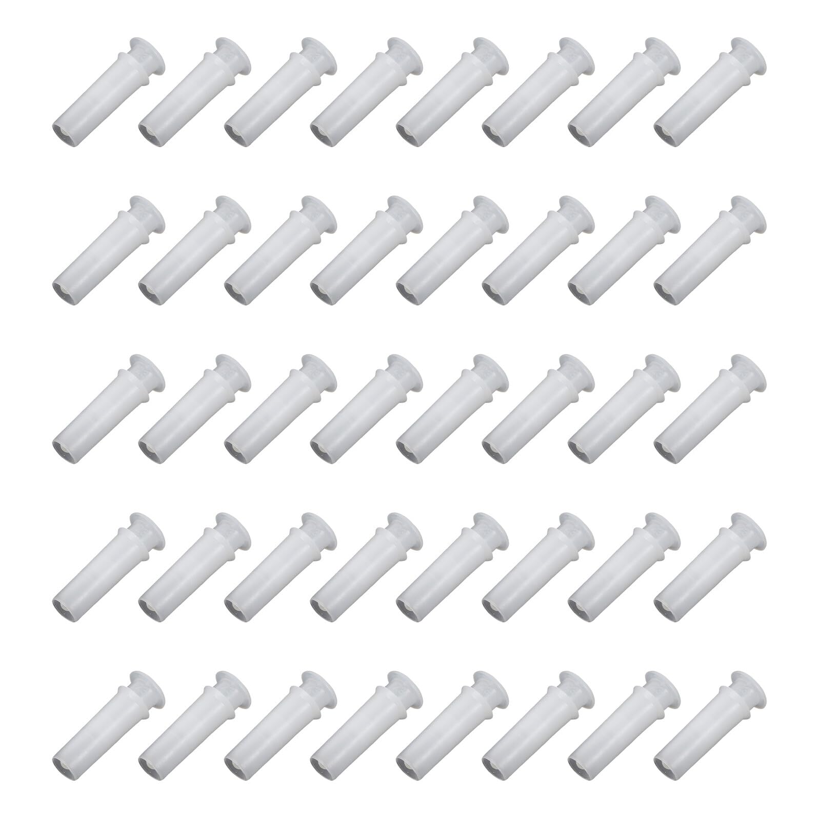 Squeaker per Giocattoli 100 Pezzi Plastico Bianco Inserto | Rumore Chiaro e Forte, Accessori Inseribili per Toy, Formato 2, 9cm, Set da 100