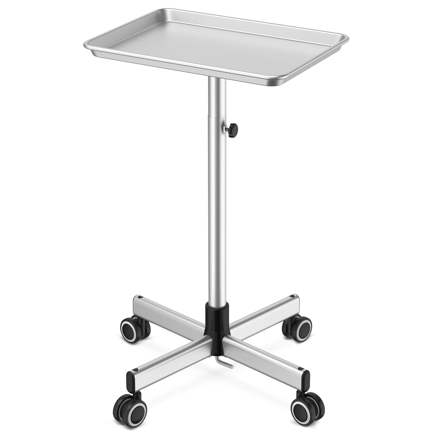 Tattoo Tray Hair Stylist Salon Trolley Cart with Wheels Salon Rolling Tray