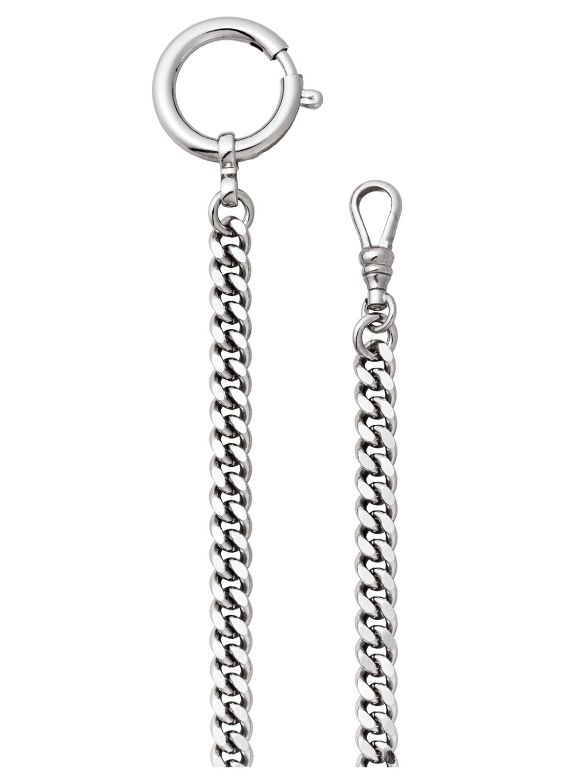 REGENT Taschenuhr Kette Taschenuhrkette Kette für Taschenuhr mit Karabiner und Federring in verschiedenen Varianten