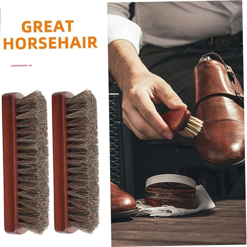 Horse's Mane Brush Soft-Bristle Shoe Suede Clean Boot