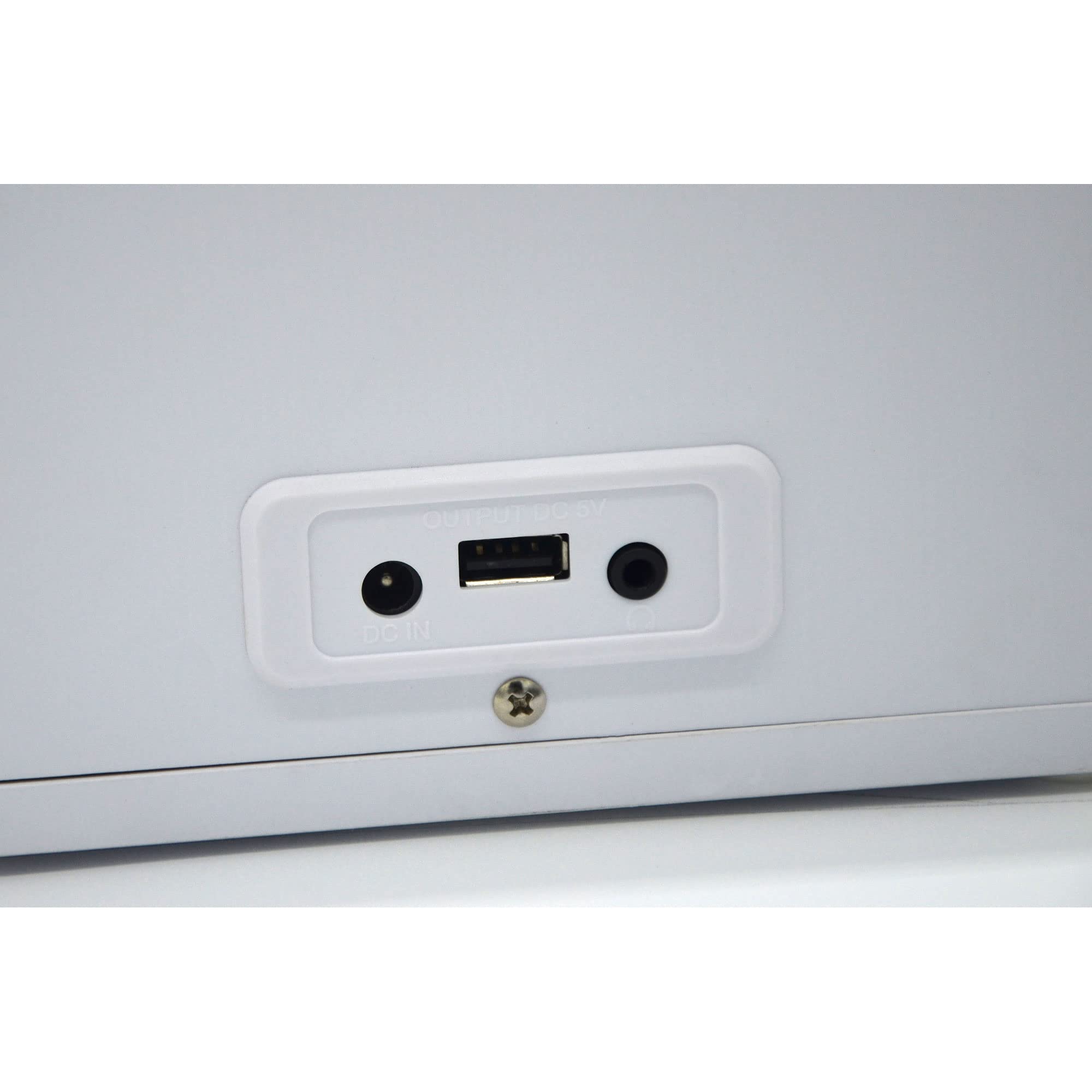 Roadstar IR-390D+BT/WH Radio Internet Wi-FI et Numérique Dab/Dab+/ FM, Bluetooth, Chargeur USB, Télécommande, Connexion pour Casque, Double Réveil, Blanc