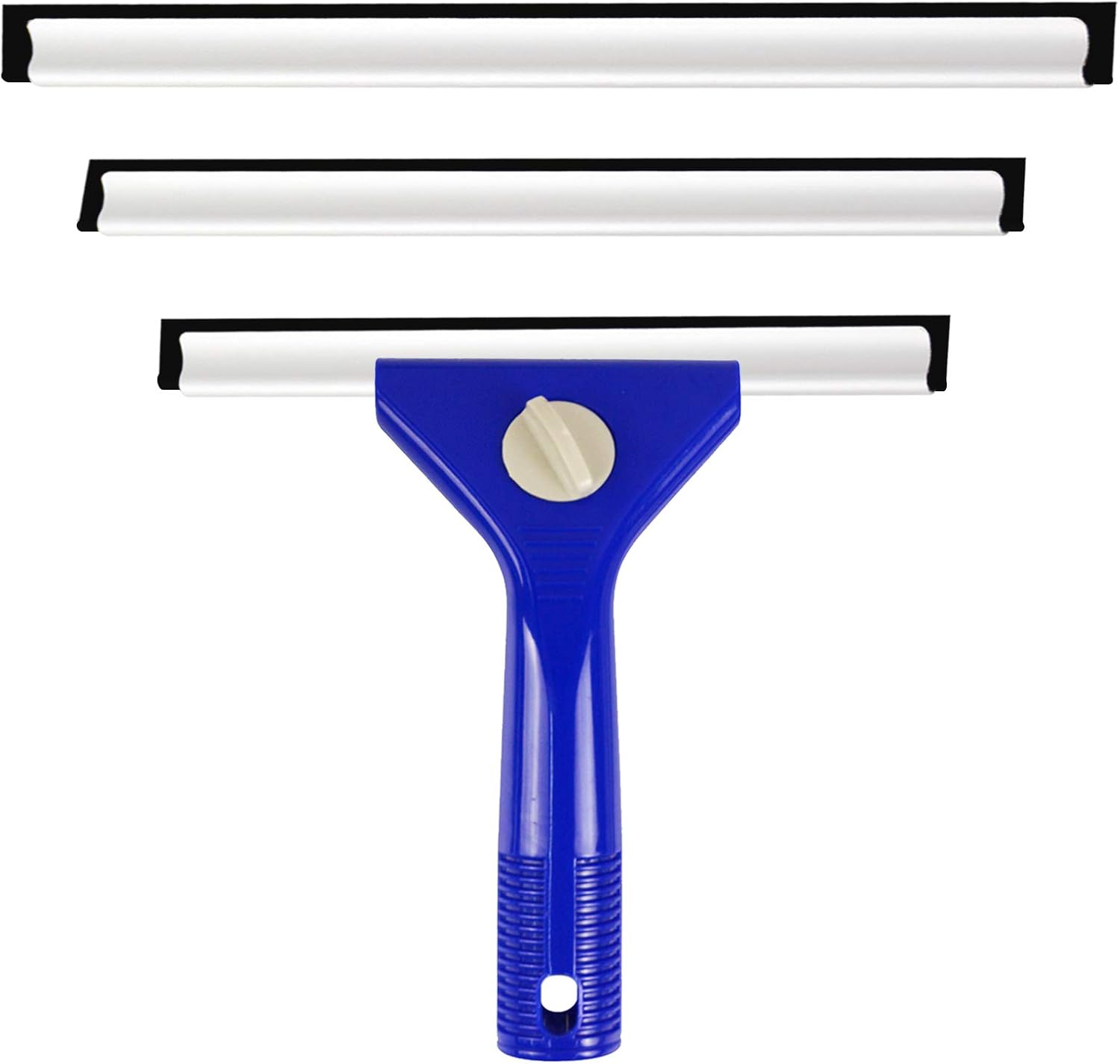 ITTAHO All Purpose Squeegee,Window Squeegee,Shower Squeegee Window Cleaner for Car,Auto,Mirror,Glass,Window Cleaning,Shower，Door,Windshield Washing-8" 10" 12"