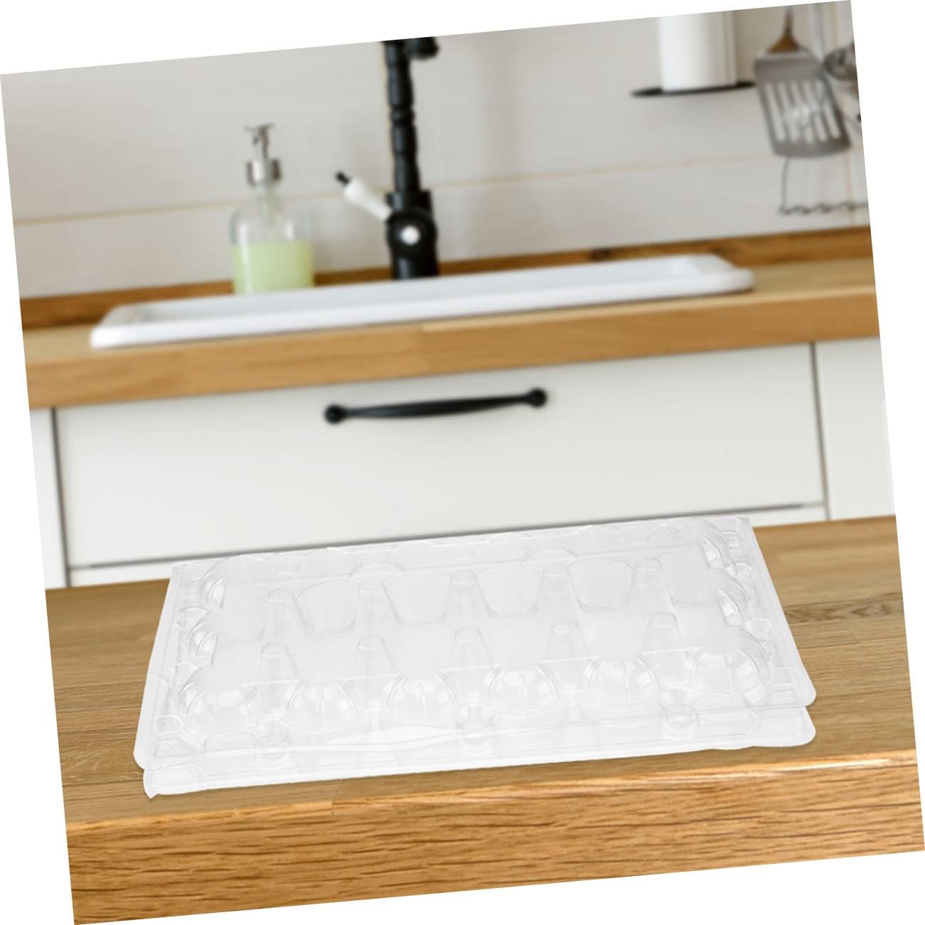 40pcs Quail Egg Storage Trays Cover Pvc Egg Organizer for Kitchen Supermarket and Home Use Safe and Design for Easy Viewing and Secure Storage