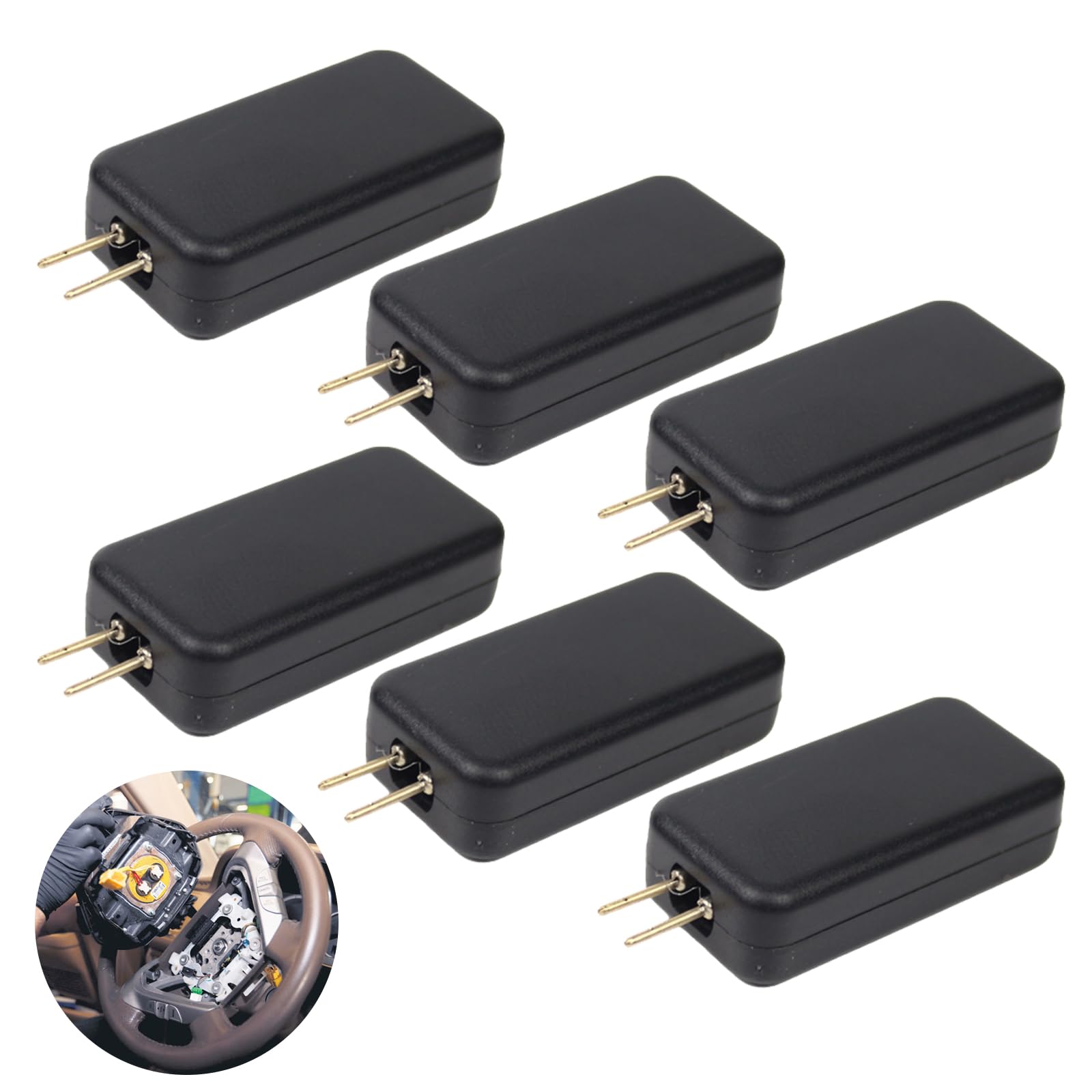 Kit Simulatori Airbag Per Diagnosi Auto - Set Di 6 Strumenti Per Test Sistema SRS, Facile Da Usare E Trasportare