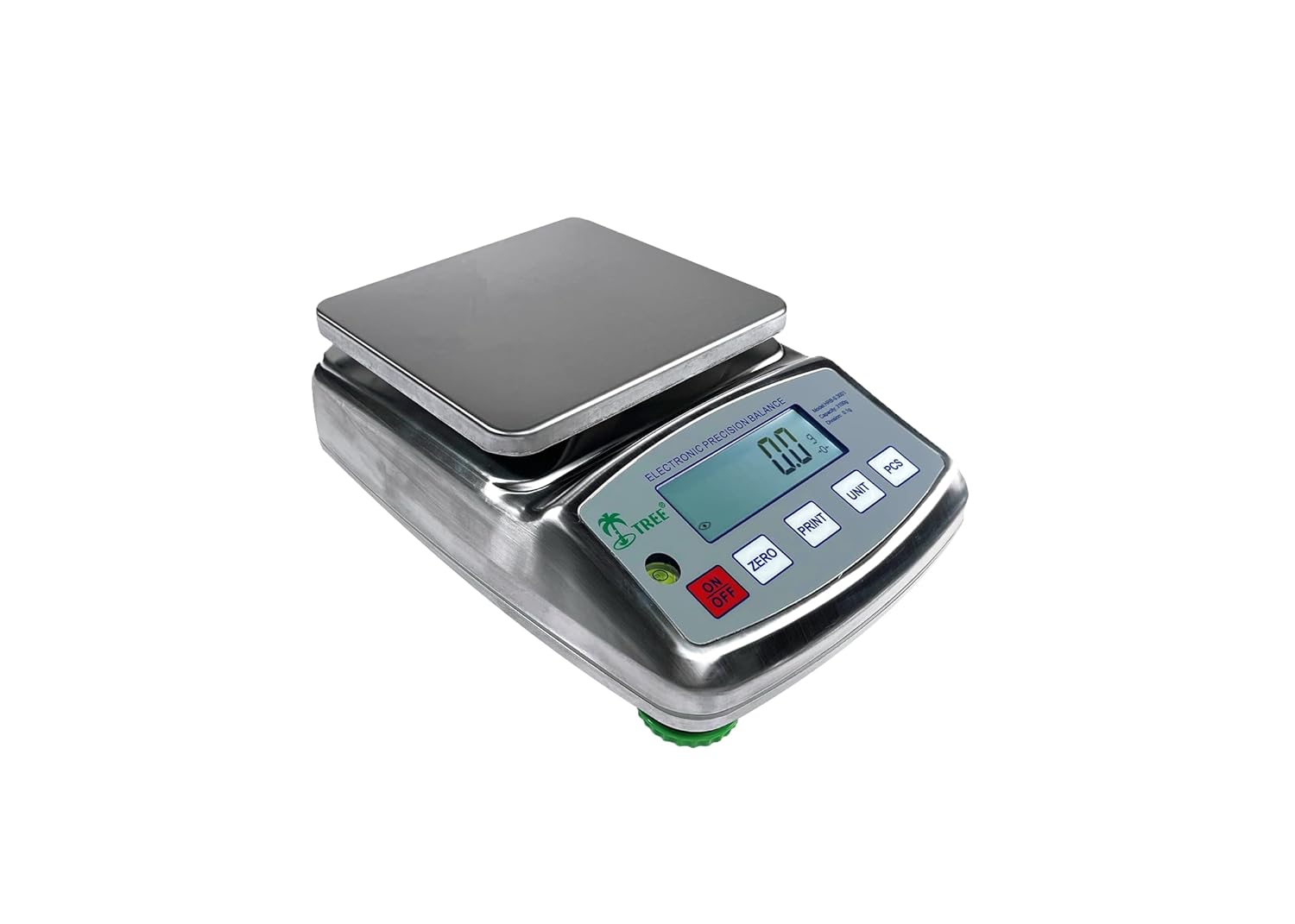Tree HRB-S 10001 Stainless Steel TOP Loading Balance, 10,000 G X 0.1 G