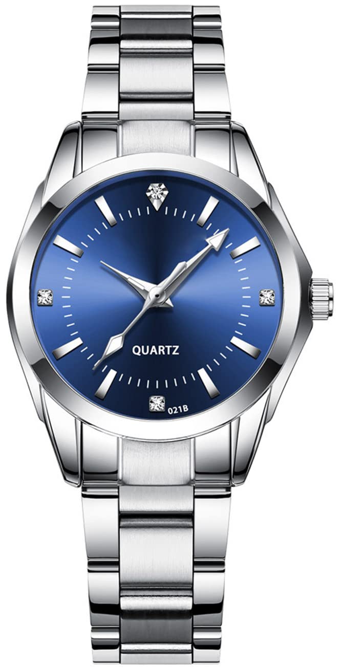 Women Watch Classic Silver Stainless Steel Waterproof Quartz Analog Watch Fashion Ladies Wrist Watches