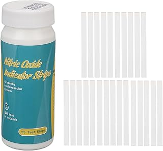 Nitric Oxide Indicator Strips Test Salivary Nitrite Levels 25 Strips Highly Accurate Body Nitric Oxide Test Strips Nitric Oxide Test Strips Nitric Oxide Indicator Strips Work