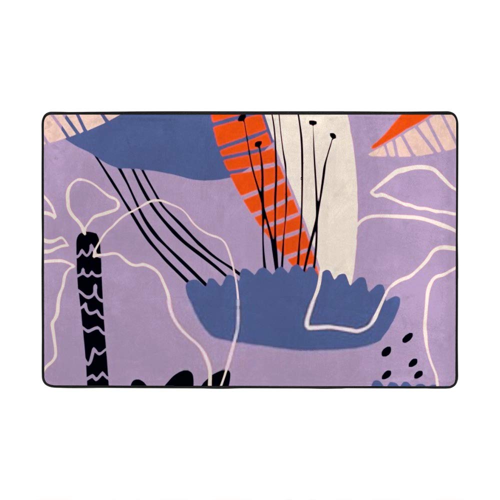 Tapis corail doux en coton stretch pour masquer un sol abîmé et isoler votre salon