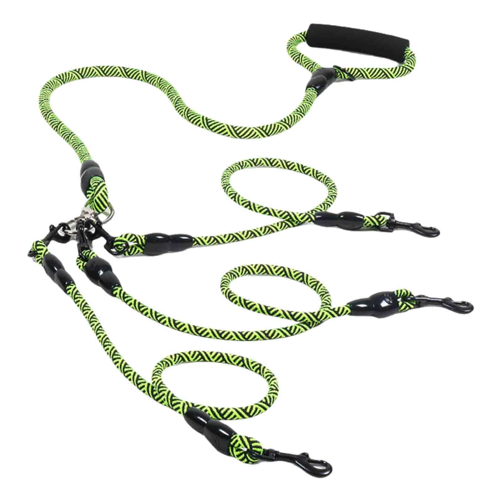 Guinzaglio Per Cani Cane Gatti Taglia Piccola Media Coulisse Gancio (Green,2)