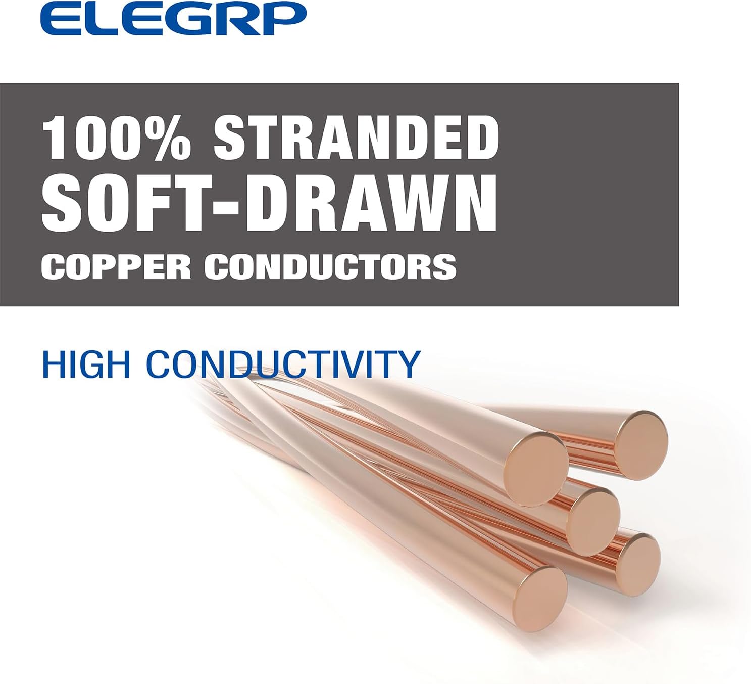 ELEGRP GFCI protection module with test and reset buttons, LED indicator, UL50E 3R water resistance, 6000+ factory tests, and 6 kilovolt surge protection.
