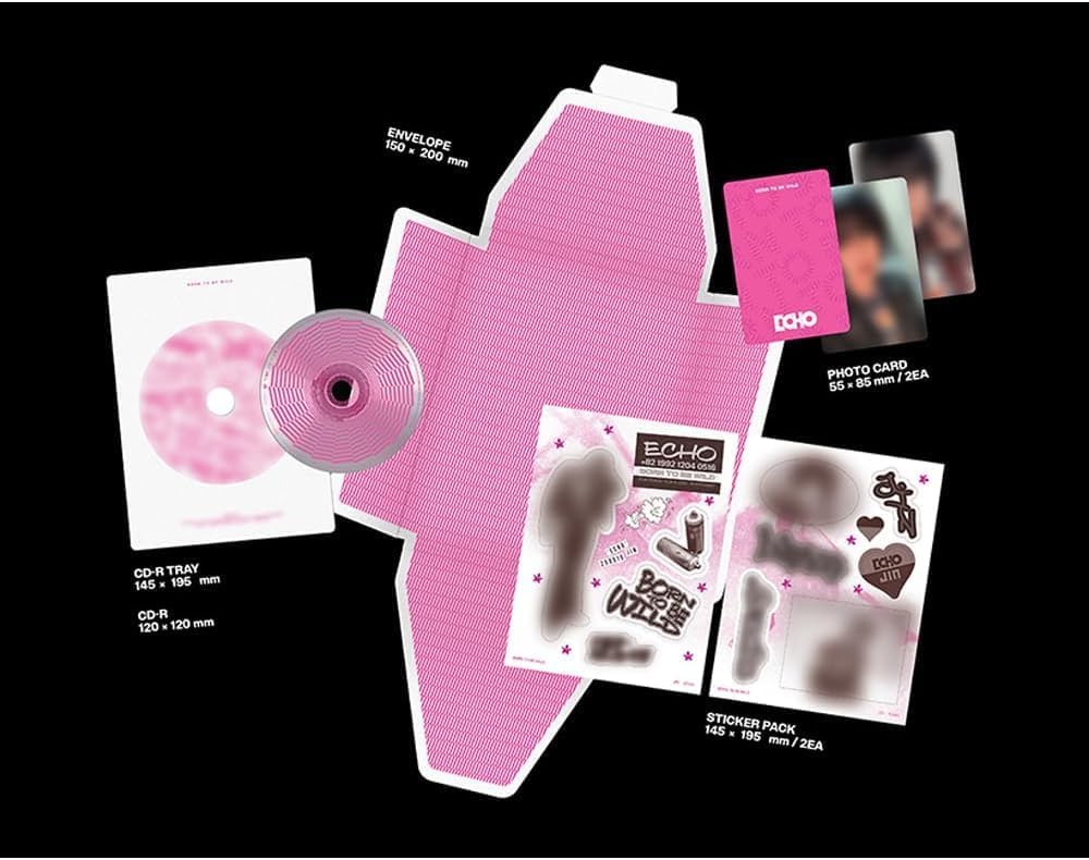 BTS JIN Echo 2th mini album Photobook Ver (I + II + III 3 Ver SET)