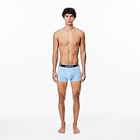 Vista 2 de Lacoste Traje de baño de algodón elástico tricolor para hombre, paquete de 3