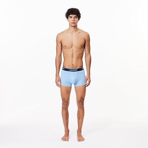 Miniatura 2 de Lacoste Traje de baño de algodón elástico tricolor para hombre, paquete de 3