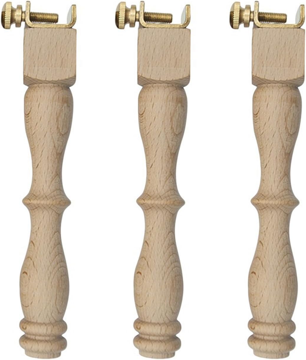 2 / 4Pieces Embroidery Stand Frame Heightening Tool Cross Stitching Holder Bracket for Hoop Holder Wooden Cross Stitching Floor