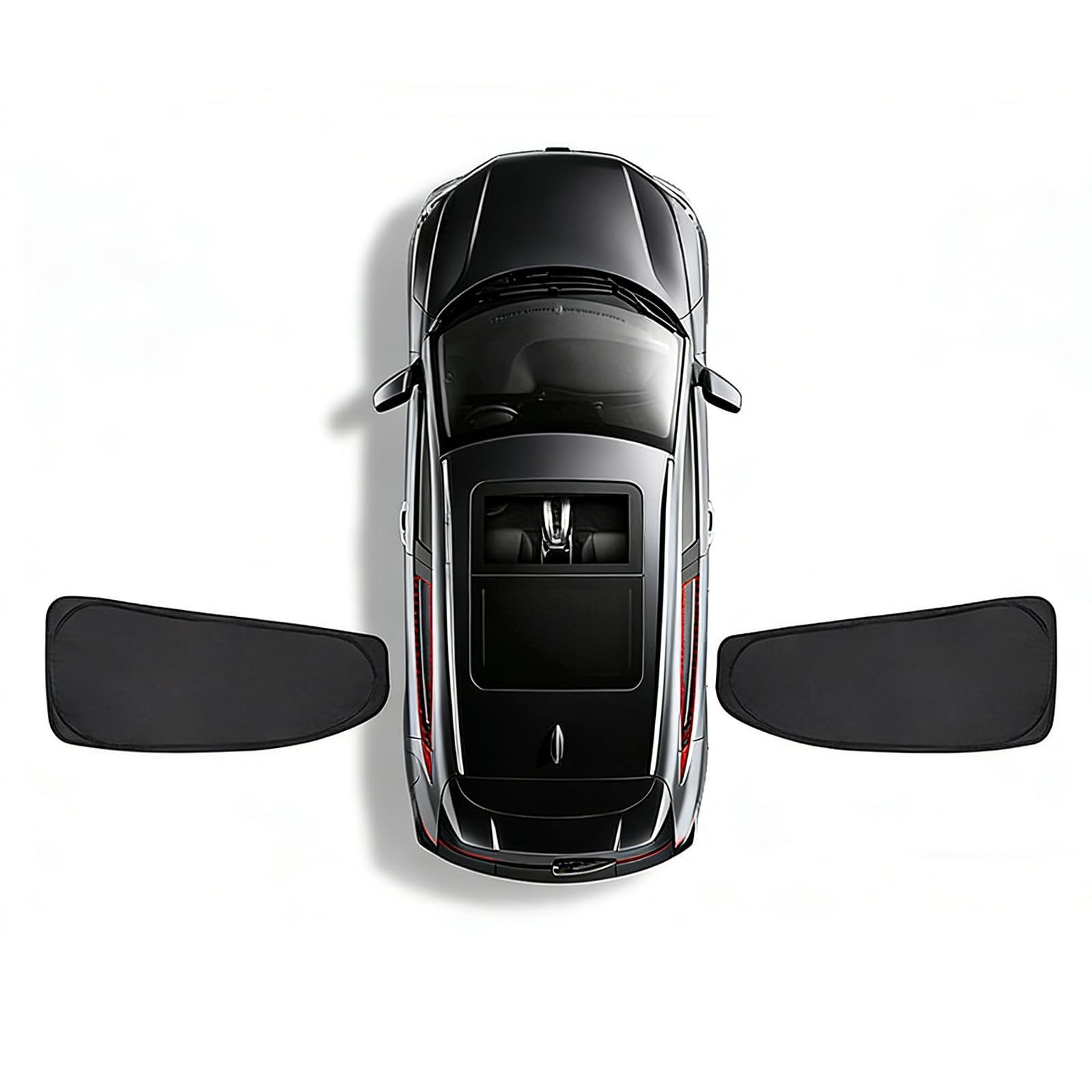 Agehaobao 2 Rear Side Full Blackout Car Window Shades,For Land Rover Discovery Sport R-Dynamic Se7-Seat 2017-Pr, Windshield Side Rear Sunshade,Sun Protection Card-Embedded Type Great For Travel Camp Privacy