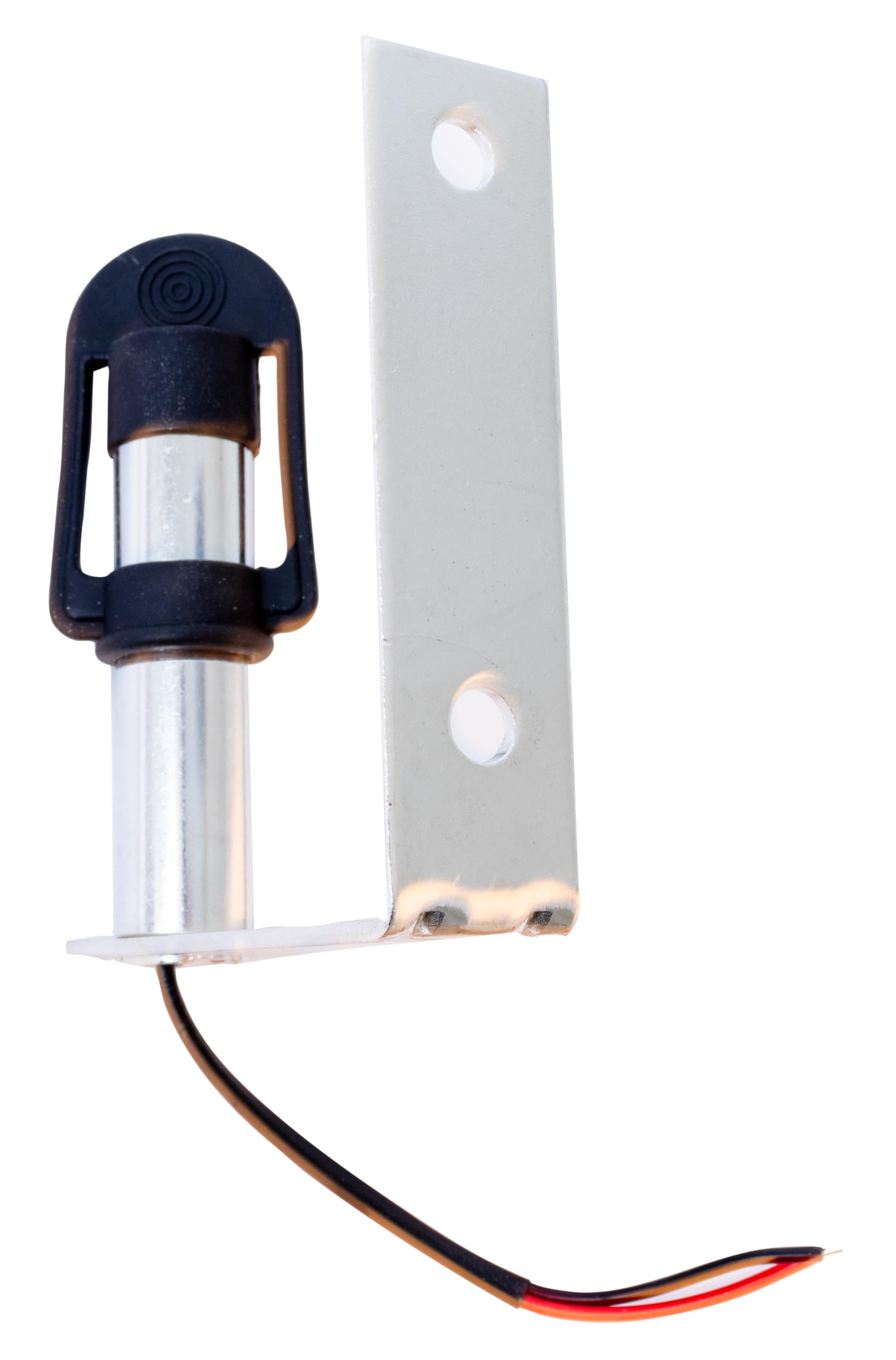 Ama Piantone di Supporto per Lampeggiante in Metallo Zincato – Altezza 121 mm, Diametro 24 mm, Staffa a L, Compatibile con Lampeggianti a Base Flessibile e a Imbuto