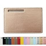 [CROSSROAD] マイナンバーカードケース スキミング防止 マイナカードケース PUレザー 個人情報保護 カードケース RFID防止 磁気防止 磁気シールド (シャンパンゴールド)
