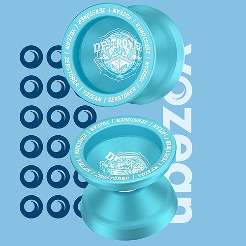 Miniatura 8 de Yozean - Yoyo, yoyo profesional sin respuesta con cuerda, eje de acero Yo Yo y cuerpo de aluminio de aleación 6061, competencia 1A, 3A, 5A