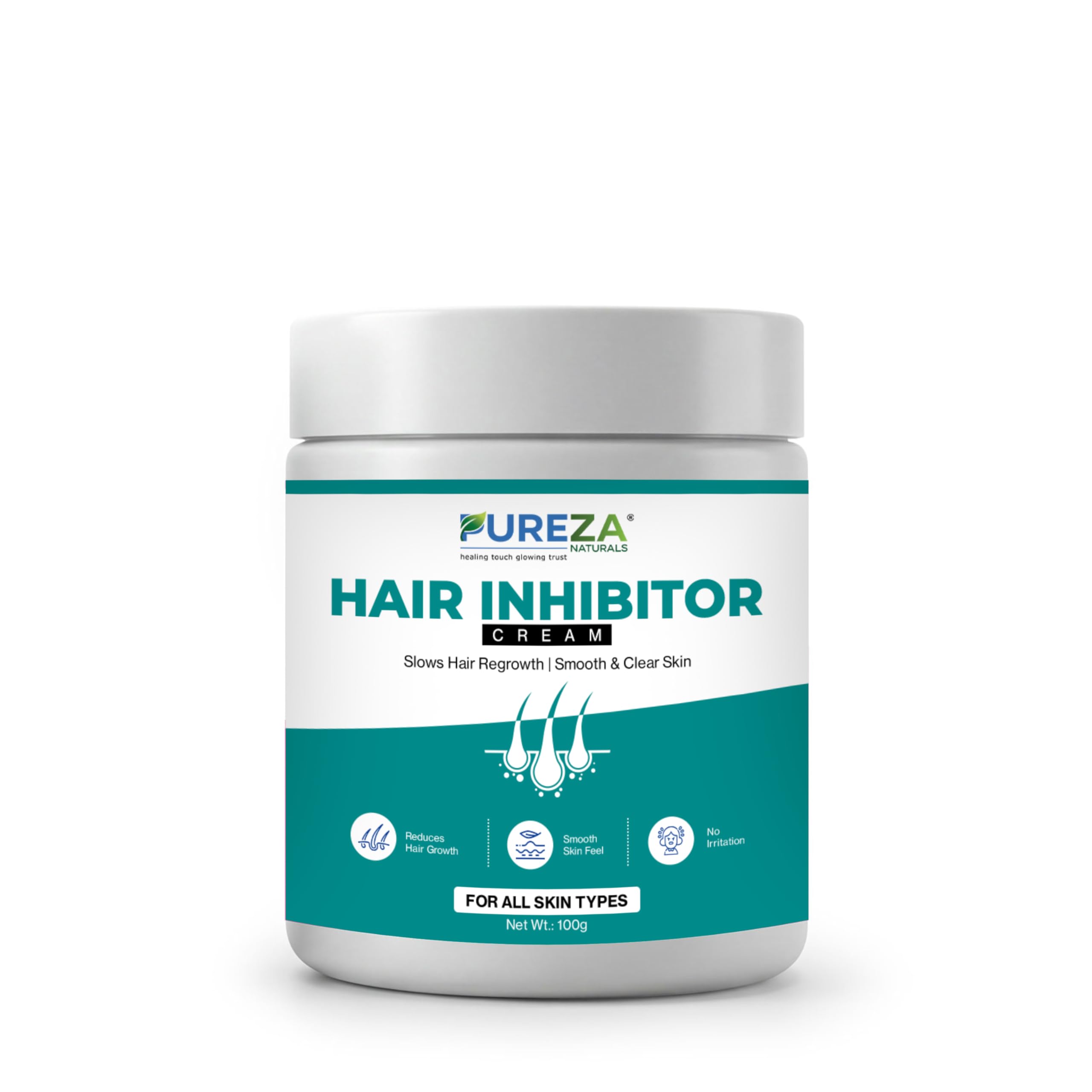 Hair Inhibitor Cream 100g – Slows Hair Growth, Reduces Unwanted Hair & Smoothens Skin – Gentle, Moisturizing Formula for Face & Body, Daily Use-image-39