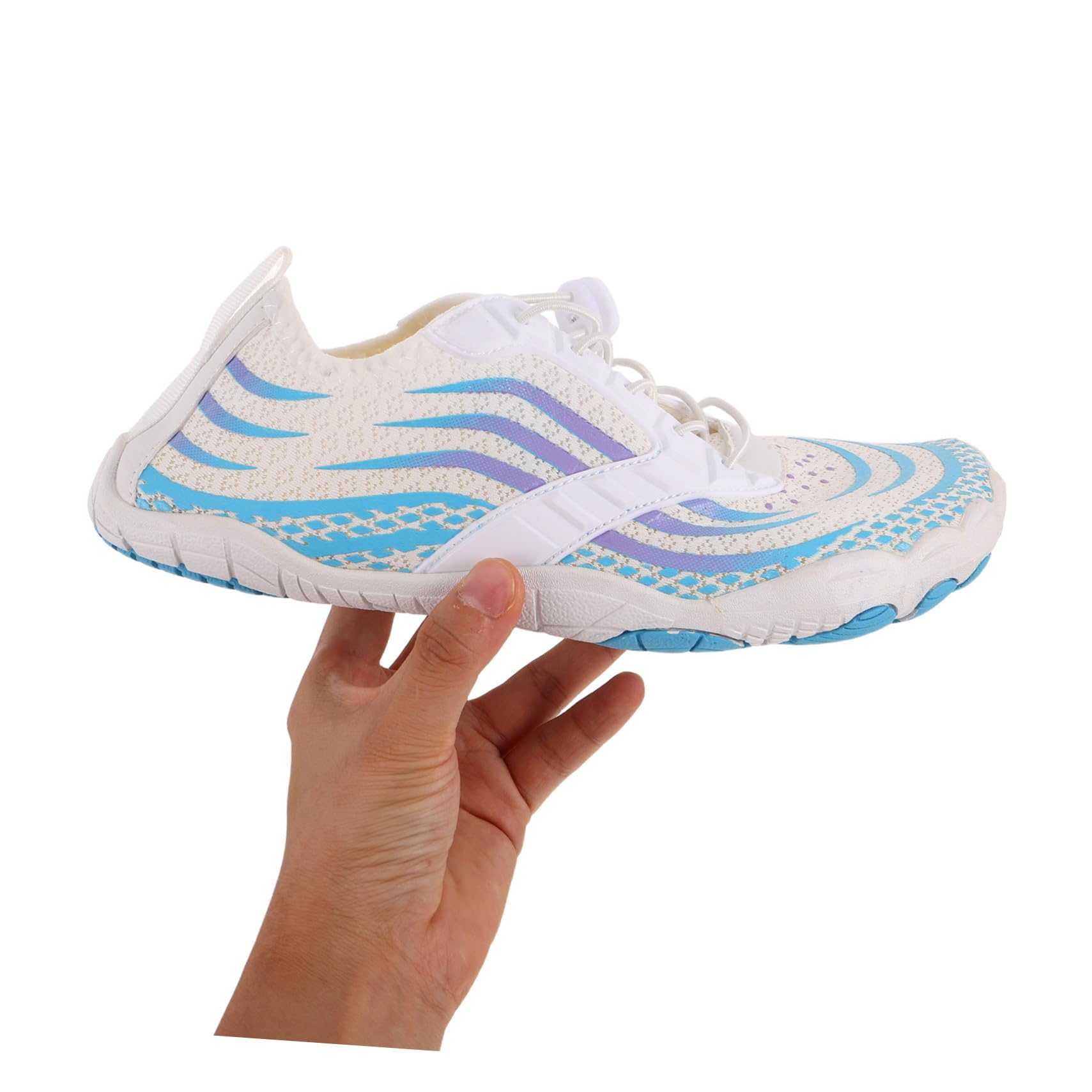Wasserschuhe für Damen Schnelltrocknende Schwimmschuhe mit Rutschfester Sohle für Pool Strand und Wasseraktivitäten Flexibel und Atmungsaktiv