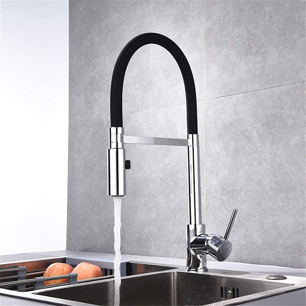 Grifo de cocina de cobre giratorio ideal para islas culinarias modernas 4