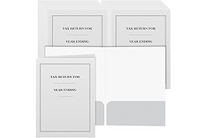 50 Pack Year End Tax Folders for Tax Preparers: Keep Your Tax Documents Organized