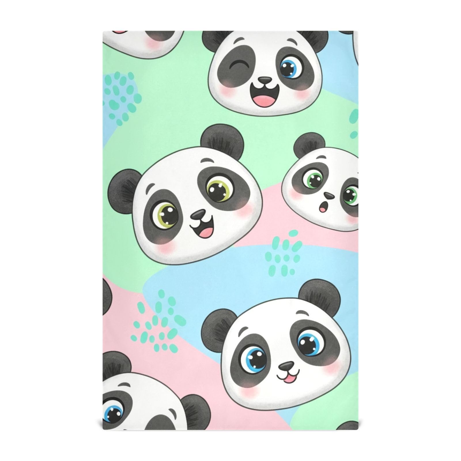 Torchon de cuisine grand format essuie-main absorbant décoration panda