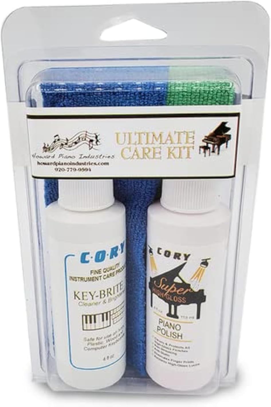Piano Cleaning and Polishing Kit: Ultimate High Polish Piano Care Kit - For High Gloss Pianos