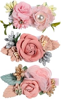 PALAY® Hair Clips for Girls Kids, Handmade Floral Hair Bow Hair Accessories for Girls Baby Toddlers Teens Gifts Price In India