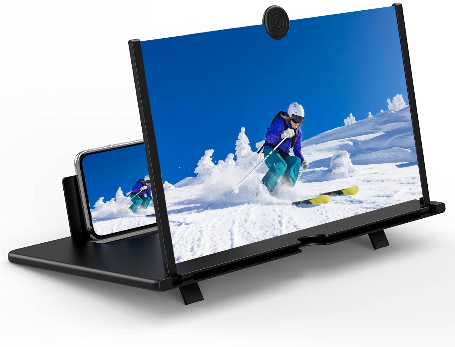 14Pouces Loupe d'écran de Smartphone,agrandisseur ecran Telephone Haute Définition est Compatible avec Tous Les Smartphone,Loupe d'écran de Téléphone Wanmutrun.