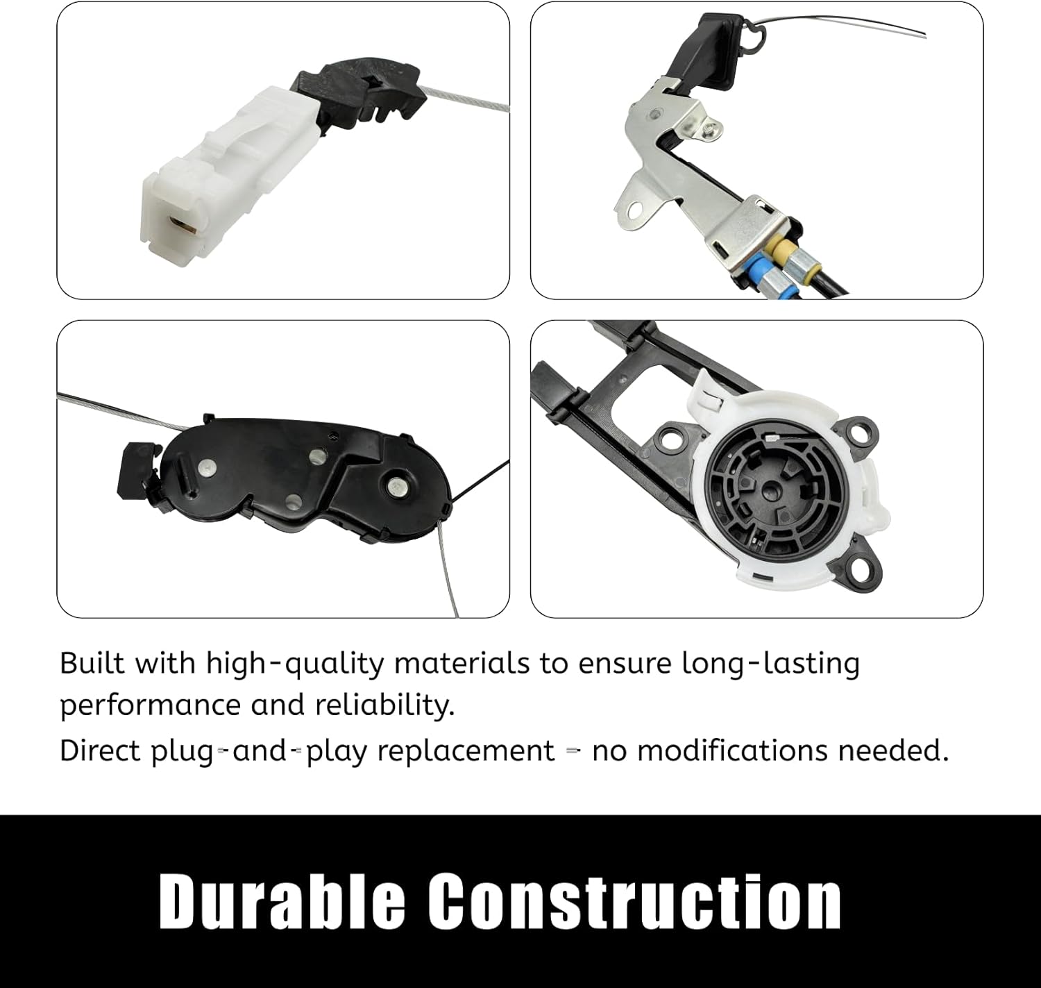 Power Slide Sliding Door Cable Assembly Sub-Assembly Fit for Toyota Sienna 2011 2012 2013 2014 2015 2016 2017 2018 2019 2020 Replace 85016-08011 85016-08010 Linkage Assembly Driver Side