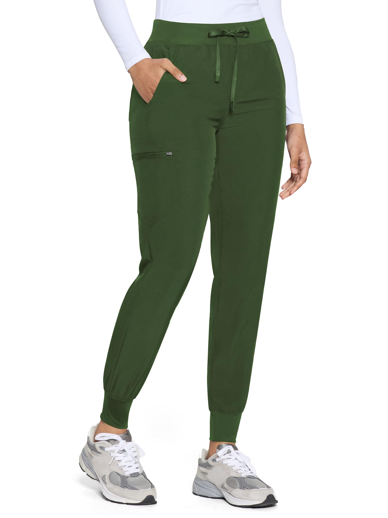 COZYFIT Womens Scrub Pants - Soft Stretch Yoga Style