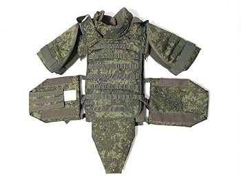 ロシア軍 6b43 ボディーアーマー 実物 ショルダーアーマー グロインアーマー 実物生地使用】ロシア軍 6b43 ボディアーマー レプリカ タルコフ