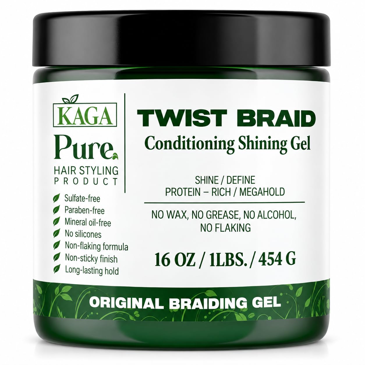 KAGA Pure O Natural Neatbraid Conditioning Shining Hair Gel