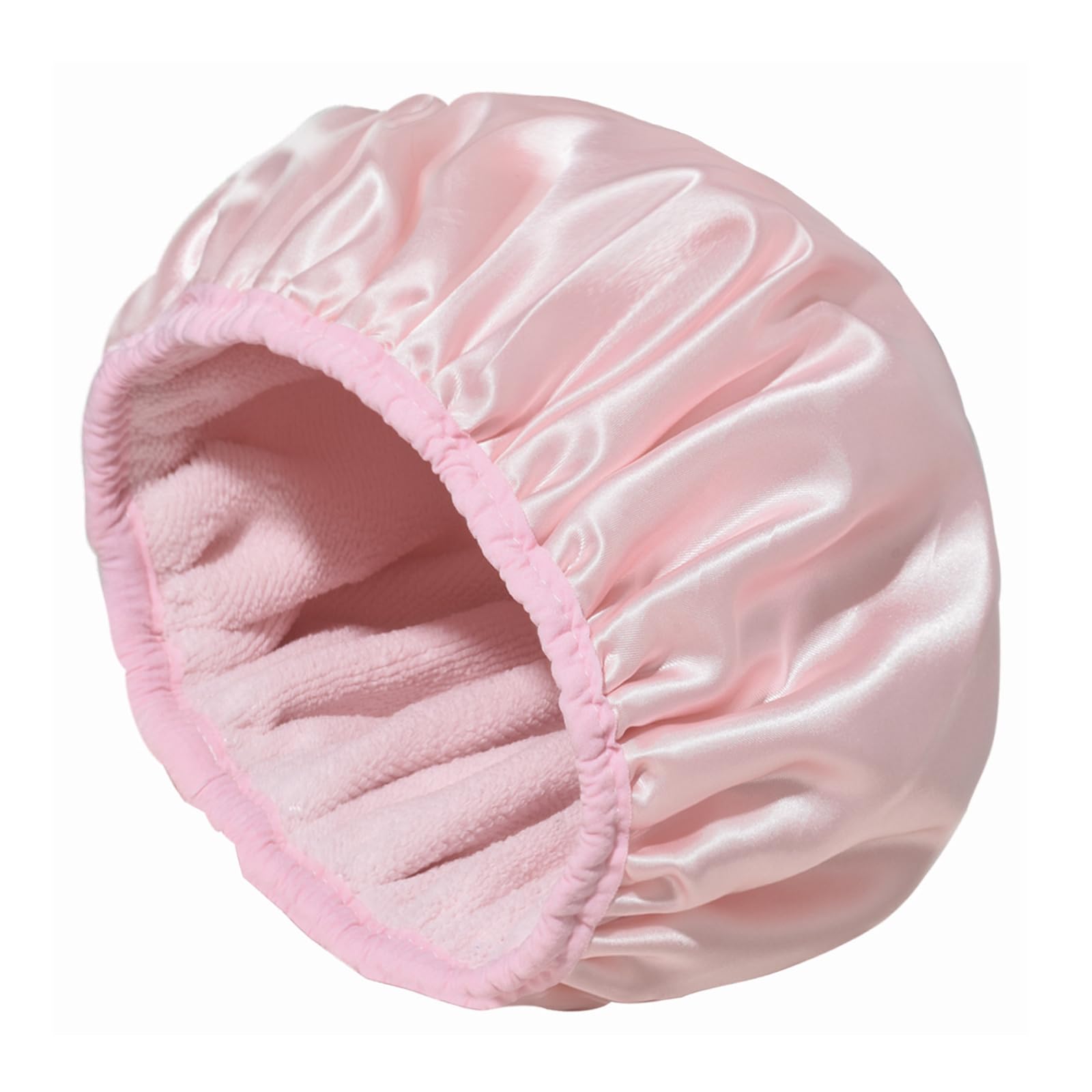 RTRTGS 1 Pc Gorro Ducha, Impermeable Gorro de Ducha Tres Capas, Gorro Ducha Suave con Capa Interna de Microfibra, Toalla Pelo Secado Rapido, Accesorios Prácticos de Baño, Gorro de Ducha Mujer