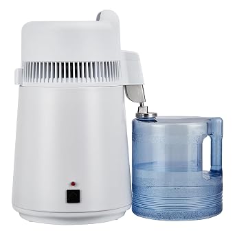 6L Countertop Distilled Water Machine, 46L Distilled Water Machine, Household Pure Water Purification Equipment Tabletop Distillation Purification Filter