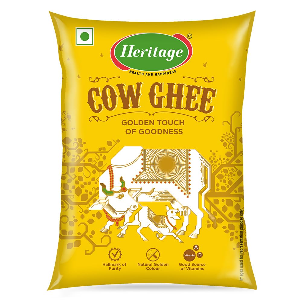 Heritage Golden Cow Ghee Pouch, 1000 ml-image-47