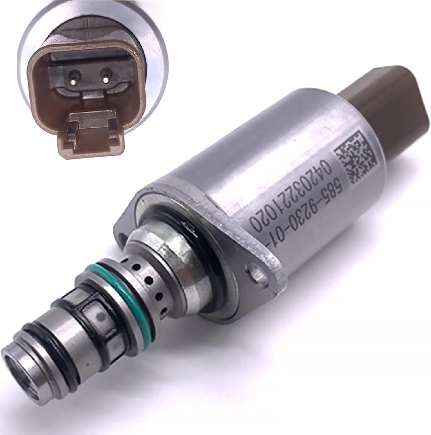 24V Solenoid Valve 585-9230 611-6430 Compatible with Caterpillar CAT 320D 320D L 345 GC 352 Excavator MH3260 Material Handler
