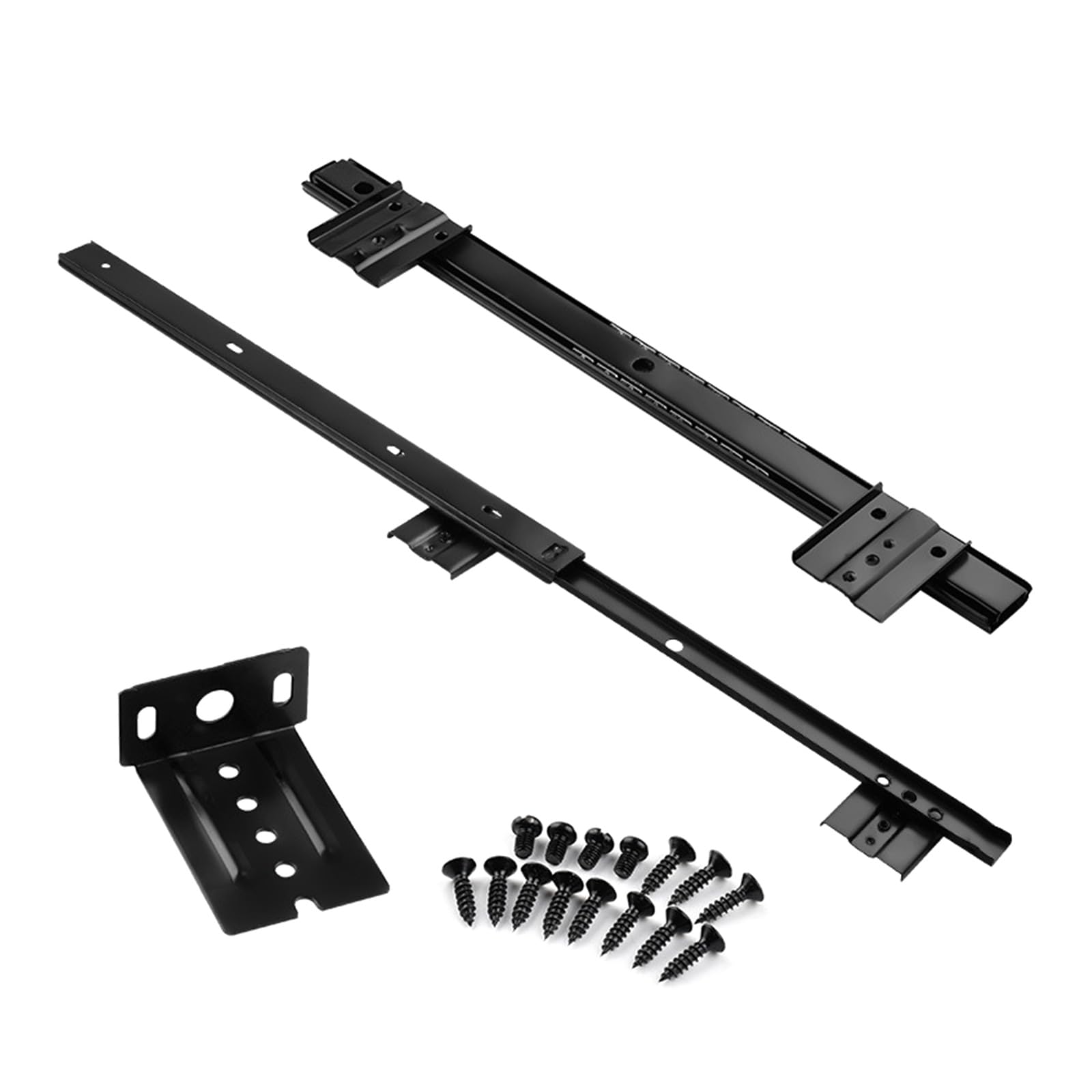 Strong Metal Keyboards Shelf with Quiet Sliding Mechanism & Ergonomic Setups Keyboards Drawer Systems for Computer Desk Under Desk Keyset Owner