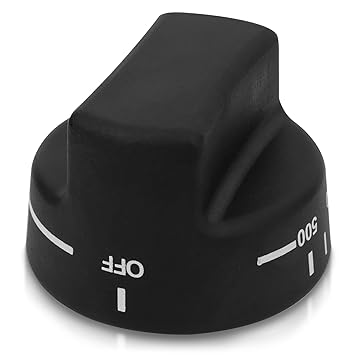 Cooouds PB010101 Oven Knob for Viking Gas Range.Black PB010101 Compatible with Viking Range Stove