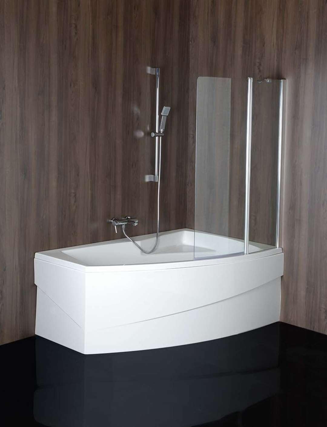 Habitación sparwanne Mamba 170 x 100 cm, acabado Izquierda con bañera patas y wandankern