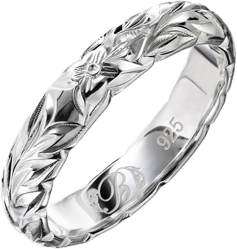 BYTHESEA ハワイアンジュエリー リング 刻印無料 誕生石入れ可(有料・別途購入) シルバー925 メンズ レディース マイレ