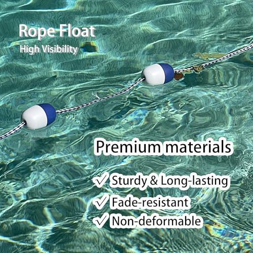 Pool Rope Floats to Divide Pools, Floating Safety Ropes with Buoys ...