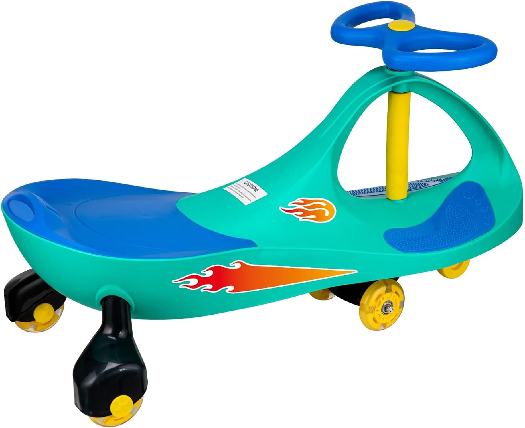 PlasmaCar Lightning Glow Rider - Inertia & Movement Powered Ride-On Toy, Light-Up Wheels, Indoor-Outdoor Play